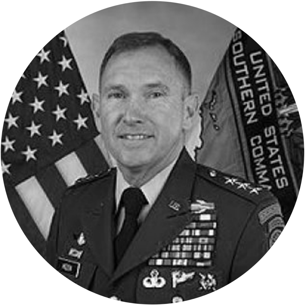 Lt. General PK Ken Keen - black and white headshot