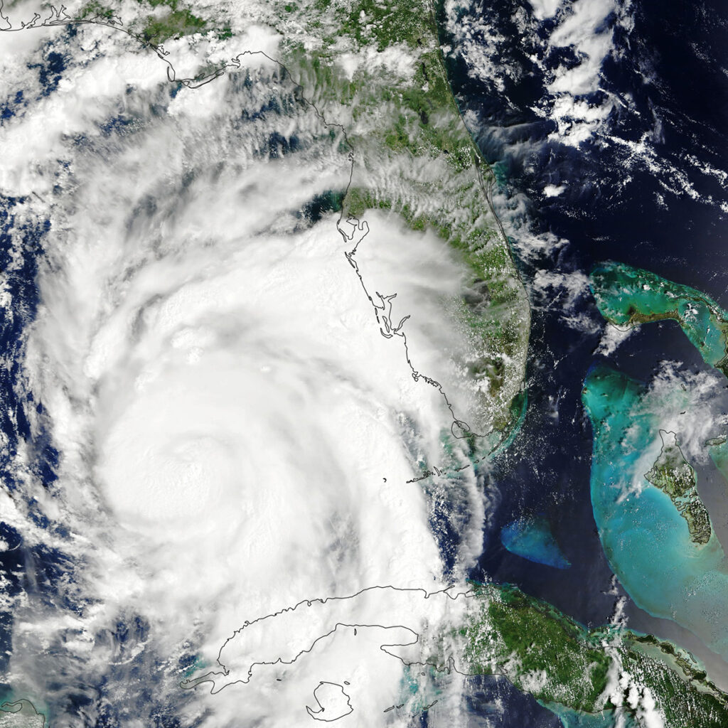 Satellite Image of Hurricane Idalia