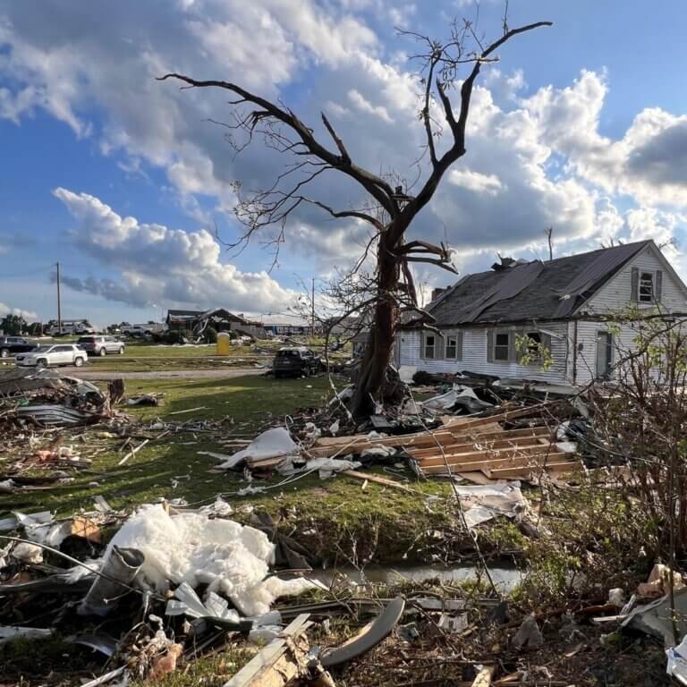Destruction from KY tornadoes 2