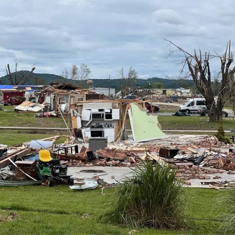 Destruction from KY tornadoes