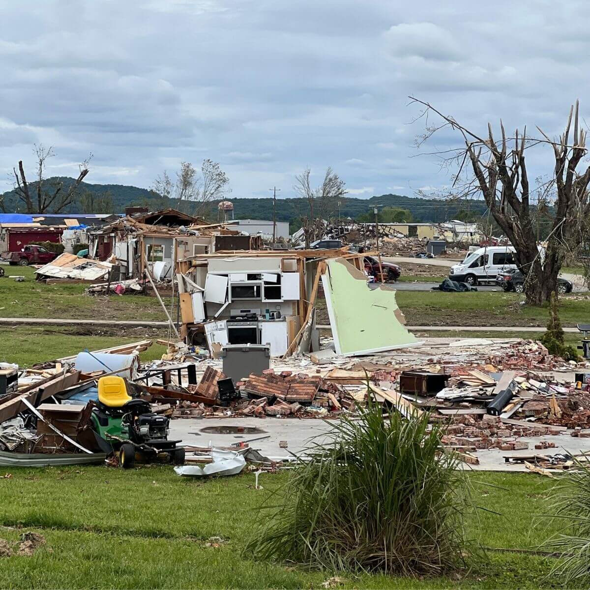 Destruction from KY tornadoes