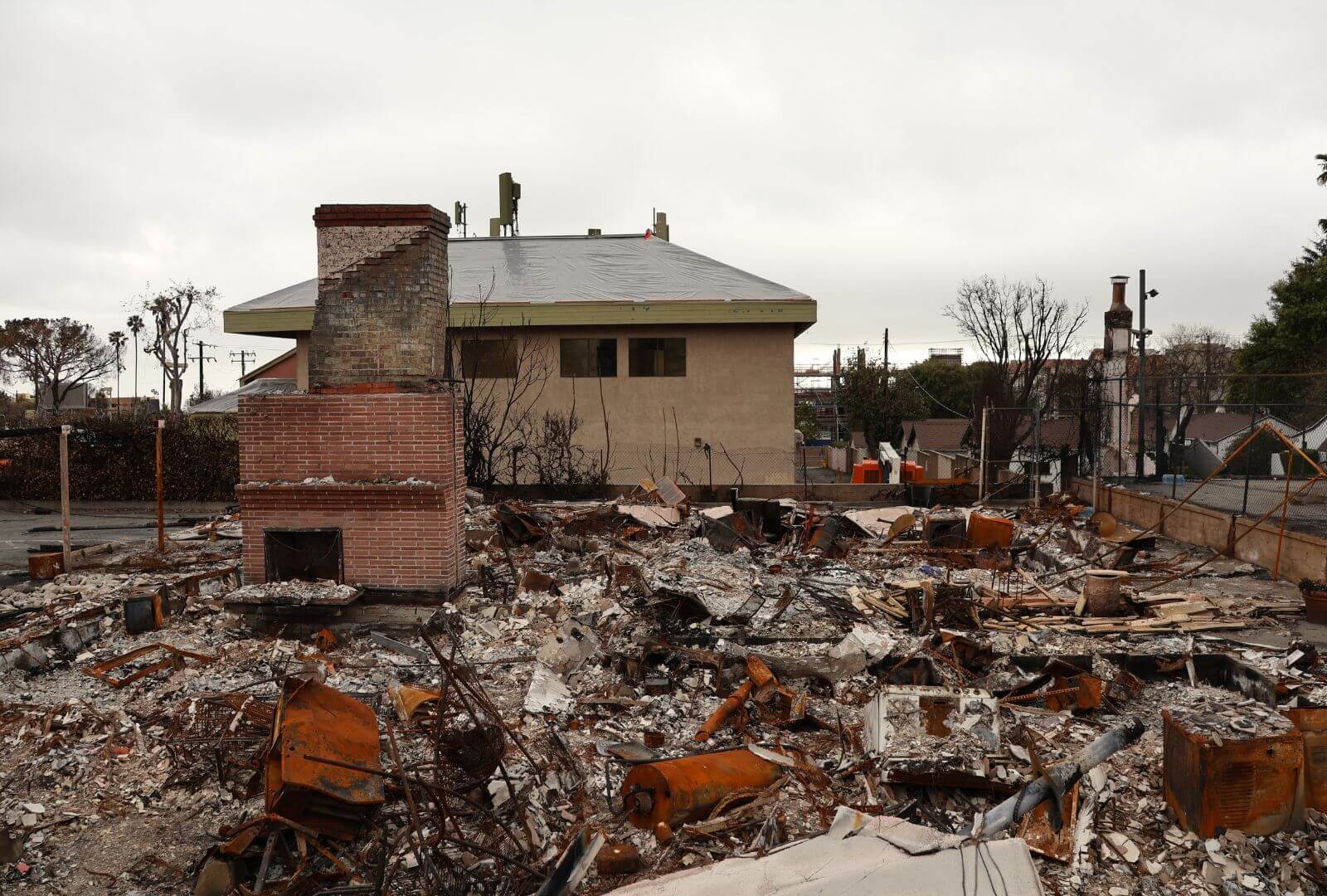 burned home in altadena