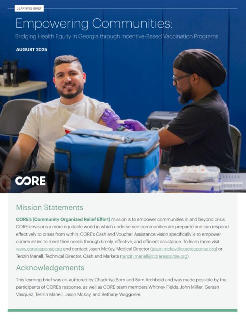 GA COVID-19 Incentive learning brief