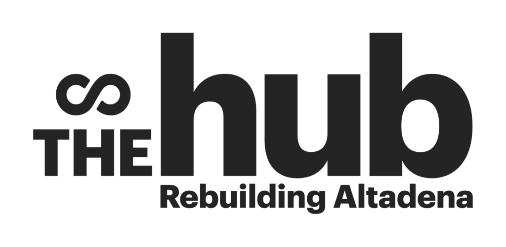 The Hub Rebuild Altadena Logo