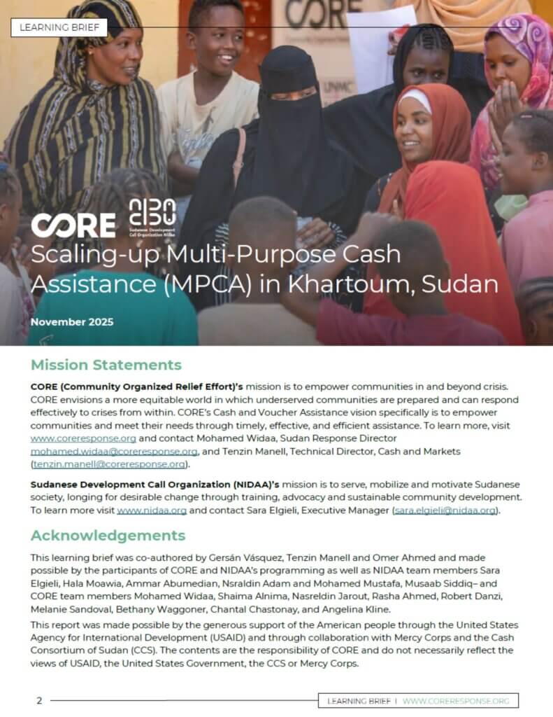 Sudan learning brief_Nov 2025