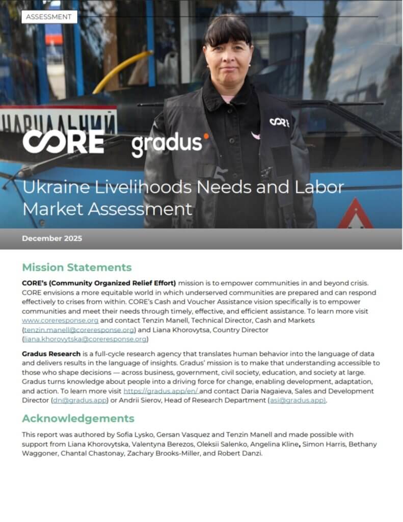 Ukraine Livelihoods - Dec 2025