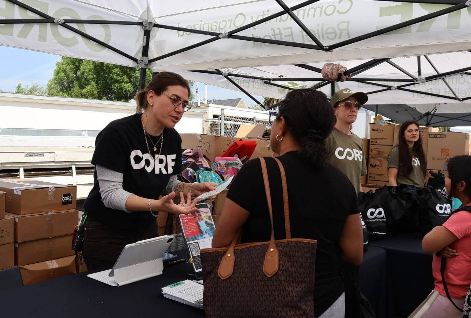 CORE distributed Multi-Purpose Cash Assistance to over 4,000 wildfire-affected households in the wake of the Los Angeles wildfires.